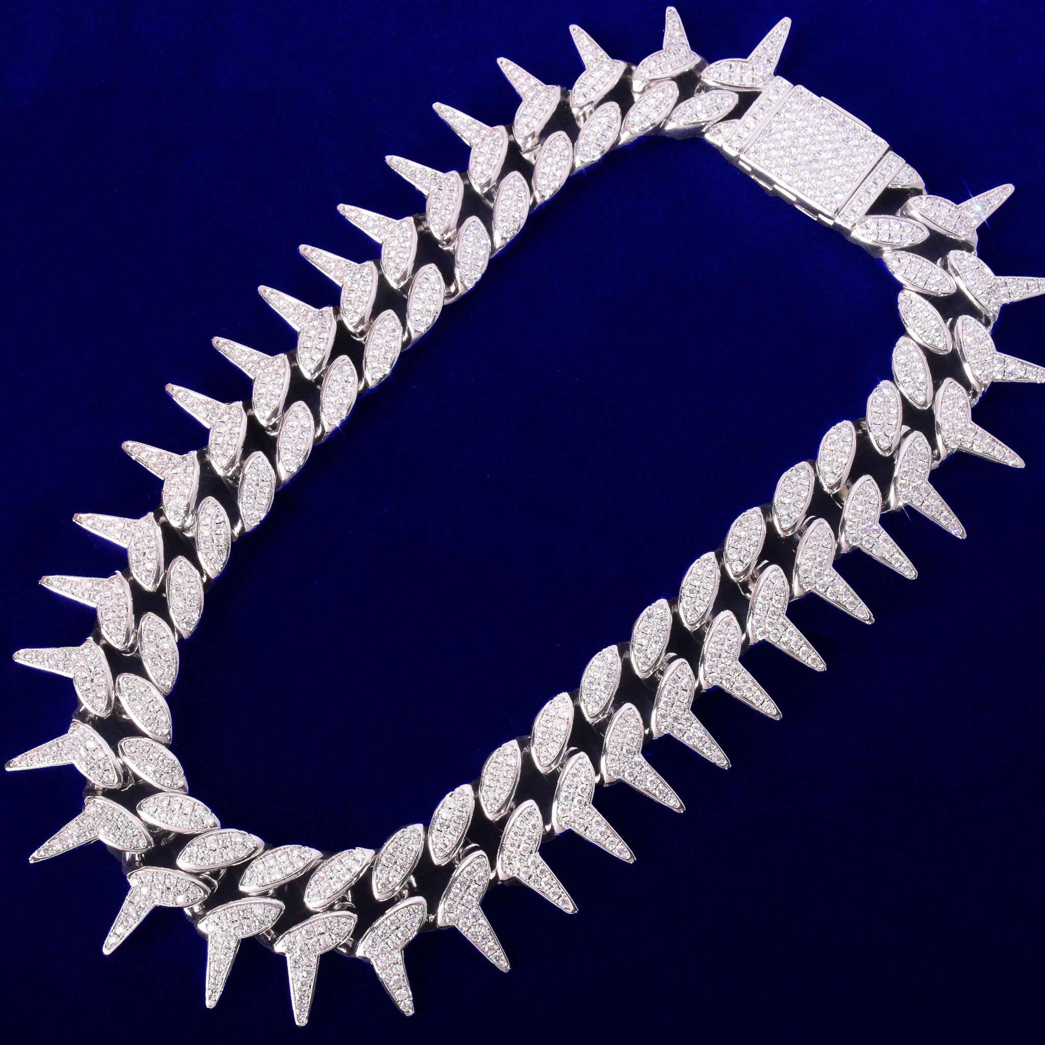 Heavy Miami Spiked Cuban Link Necklace