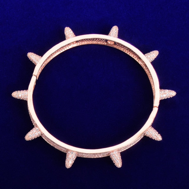 Iced Out Spiked Bracelet