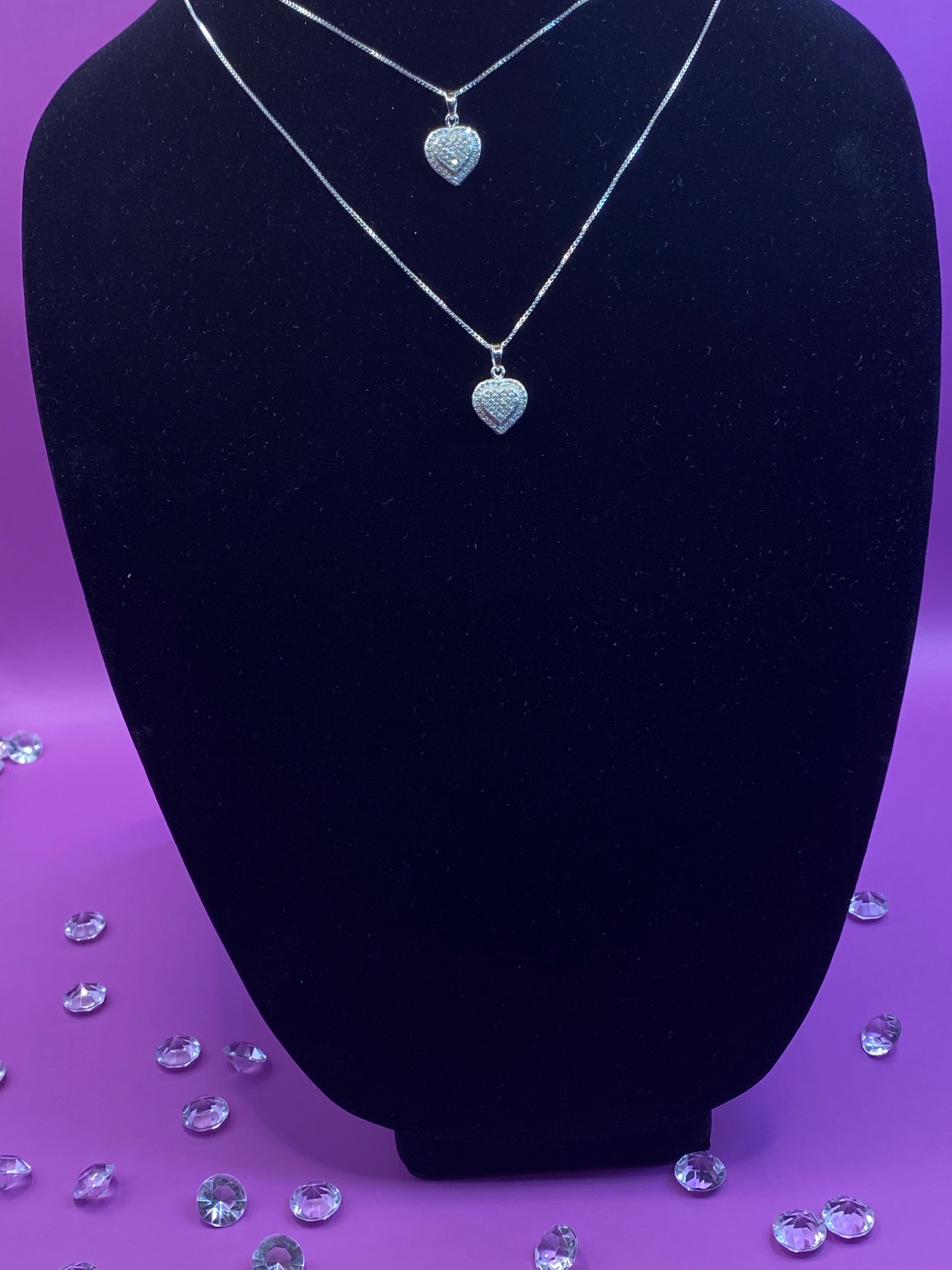 0.25ct Diamond Heart Pendant