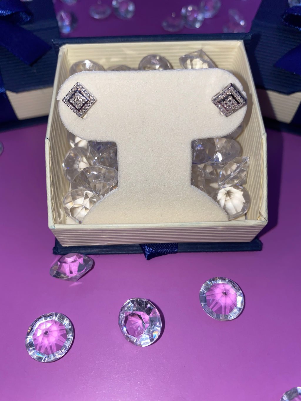 6mm 0.25ct Diamond Screw Back Earrings