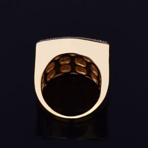 Iced Out Square Box Ring