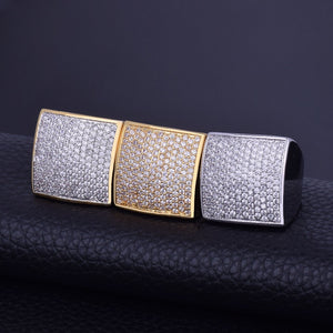 Iced Out Square Box Ring