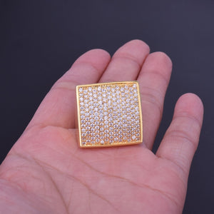 Iced Out Square Box Ring