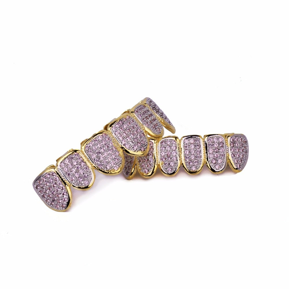 Iced Out Royalty Grillz arriba y abajo