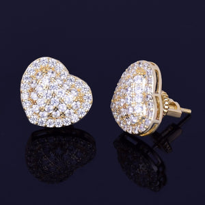 14MM Heart-Shaped Women Earrings