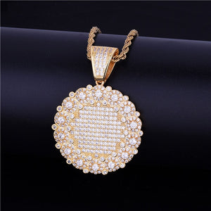 Iced Out Cluster Medallion