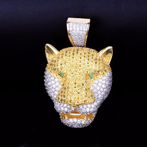 Iced Out Leopard Head