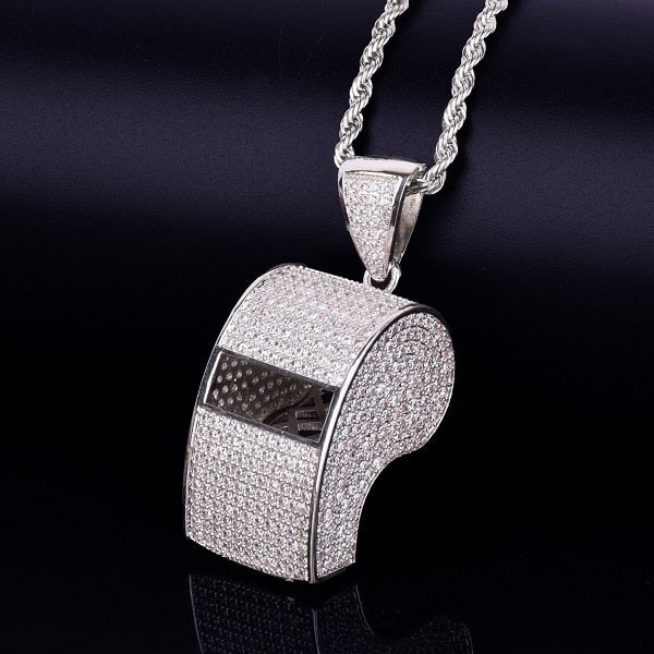 Iced Out Whistle Pendant