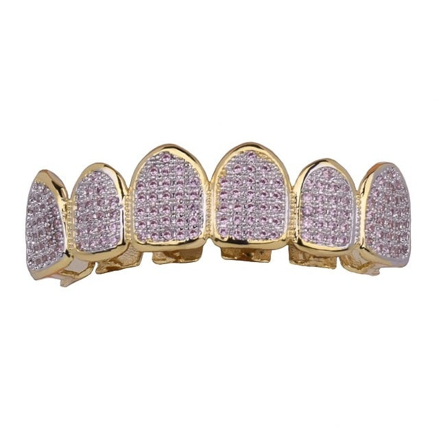 Iced Out Royalty Grillz arriba y abajo