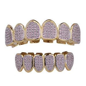 Iced Out Royalty Grillz arriba y abajo