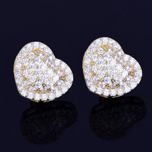 14MM Heart-Shaped Women Earrings