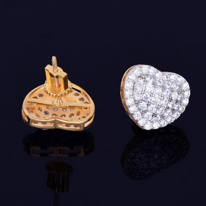 14MM Heart-Shaped Women Earrings