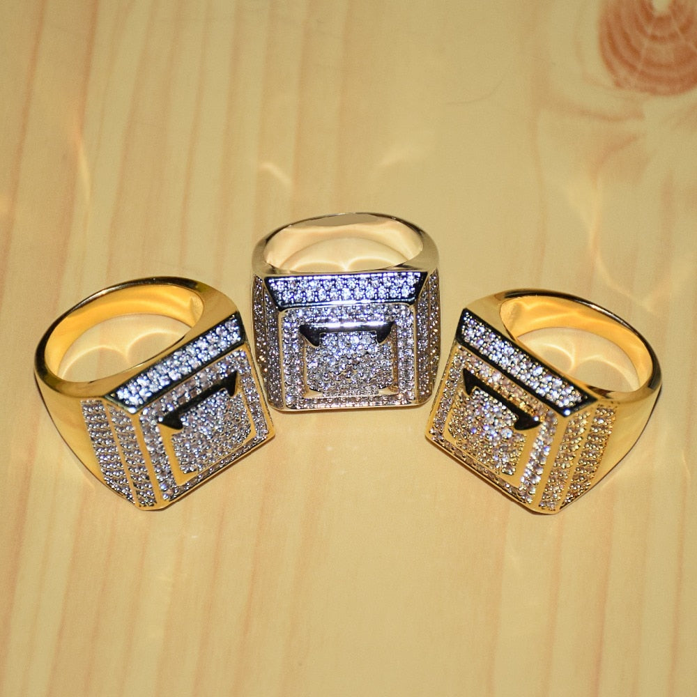 Iced Out Godfather Ring