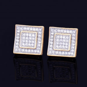 11MM Square Stud Earring