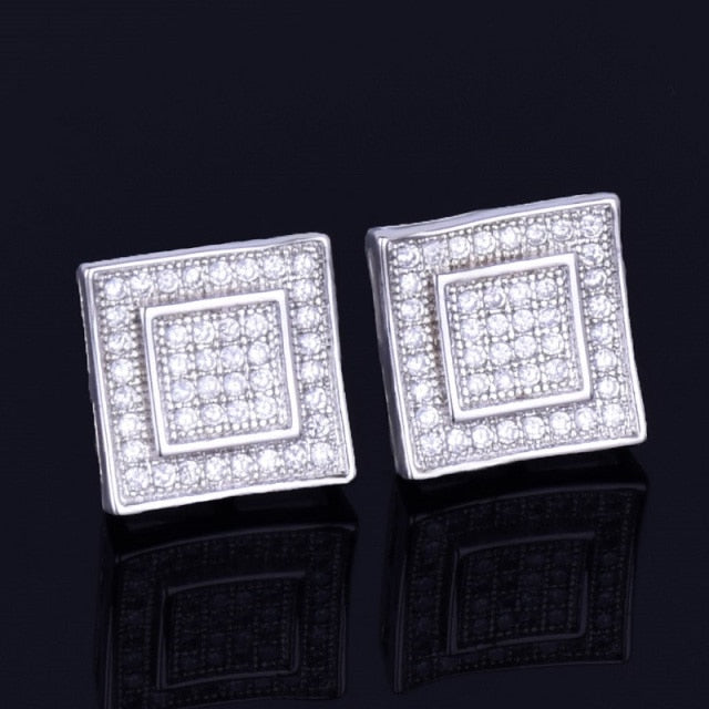 11MM Square Stud Earring