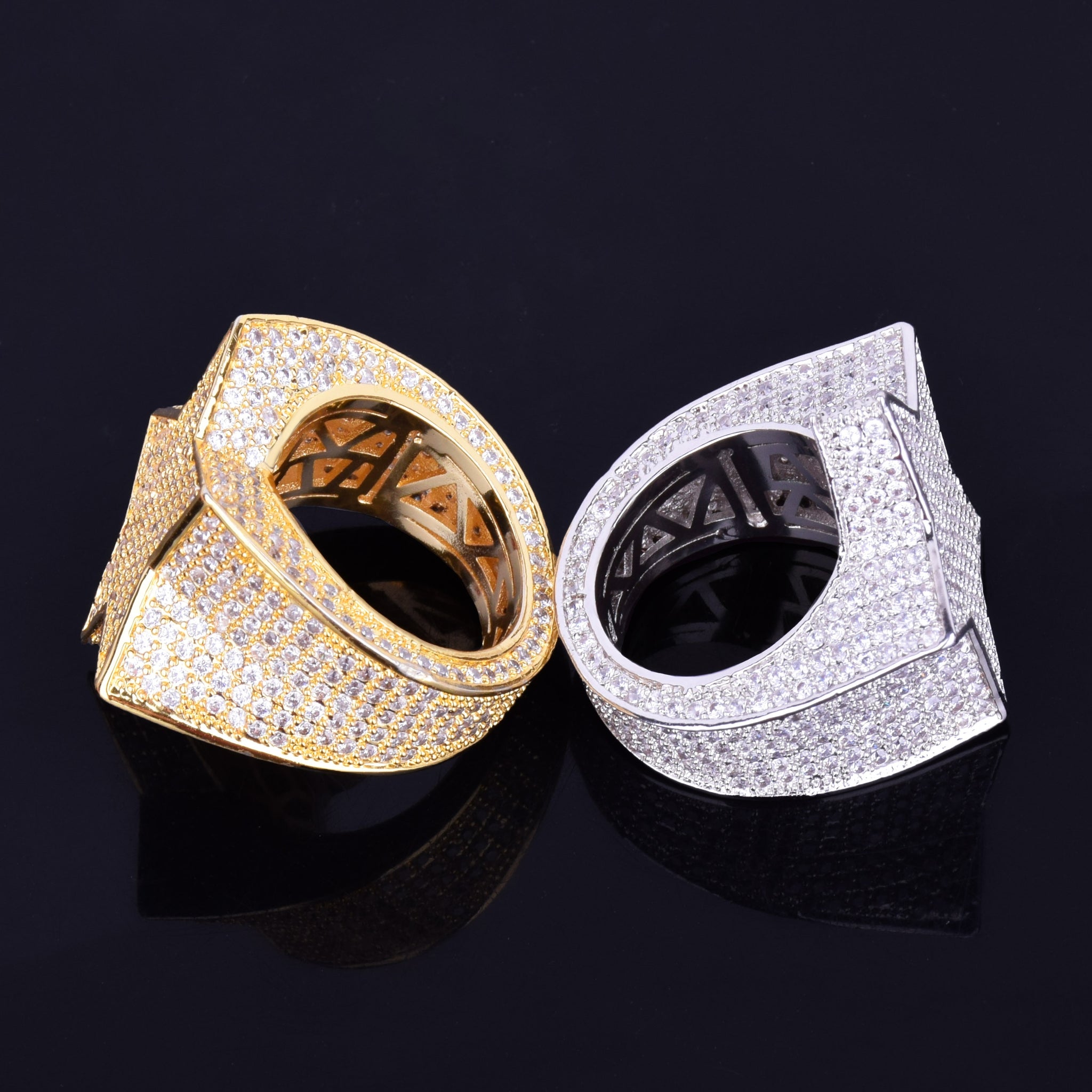 Iced Out Star Ring