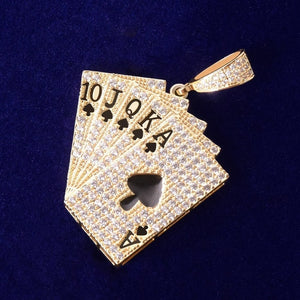 Colgante Icy Poker Card