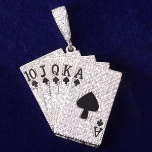 Colgante Icy Poker Card