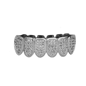 Iced Out Heavy Vampire Fang Grillz Top & Bottom