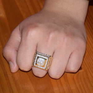 Iced Out Godfather Ring