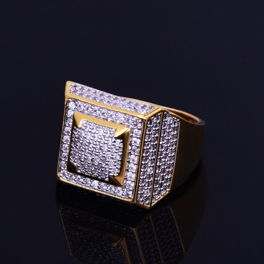 Iced Out Godfather Ring