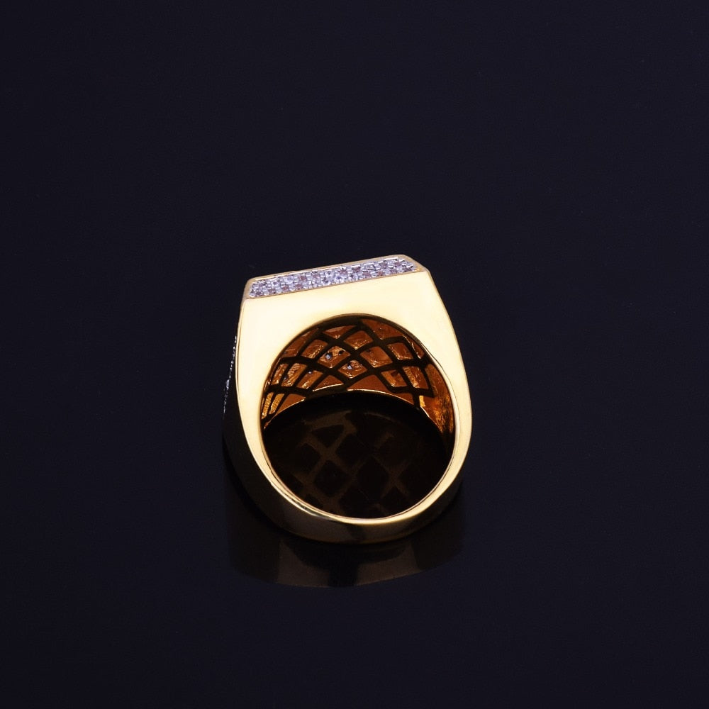 Iced Out Godfather Ring