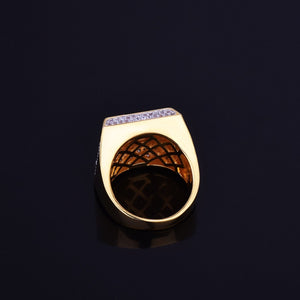 Iced Out Godfather Ring
