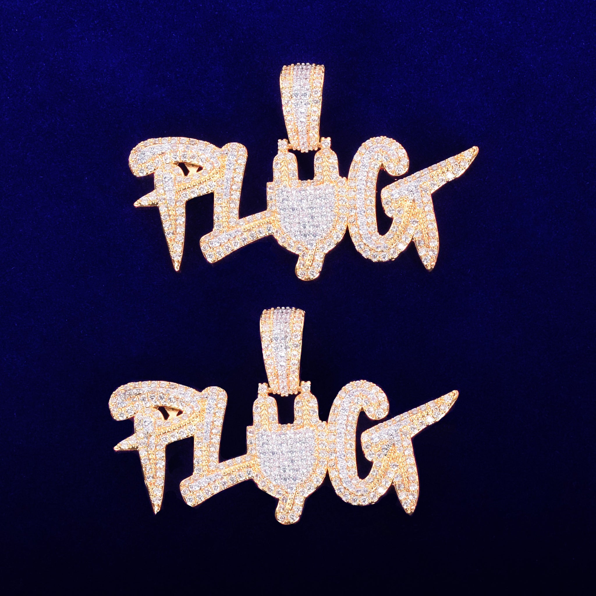 Iced Out Plug Pendant