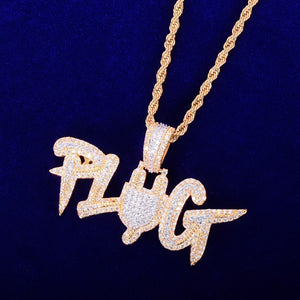 Iced Out Plug Pendant