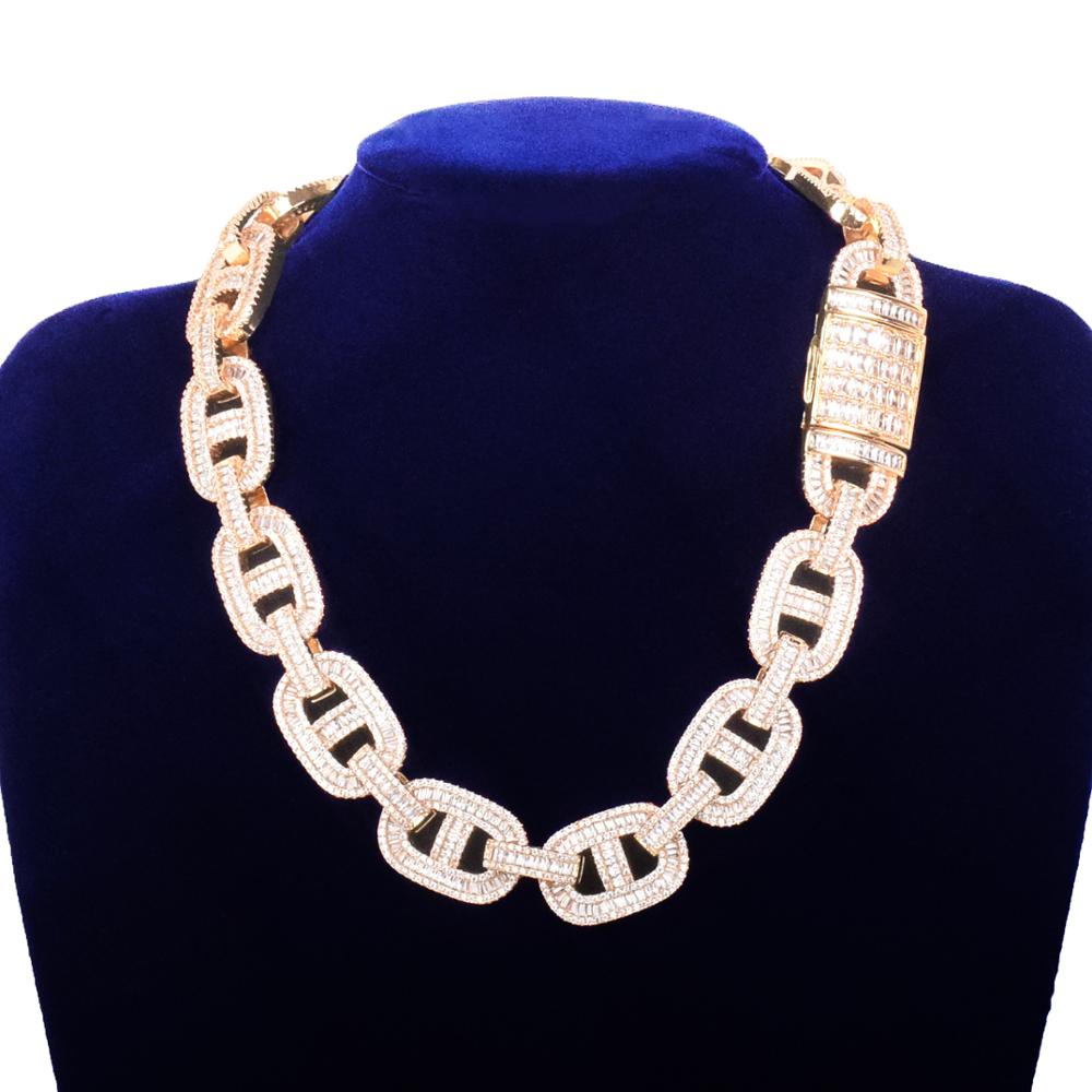 18mm Baguette Cuban Chain