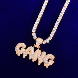 Iced Out GANG Pendant
