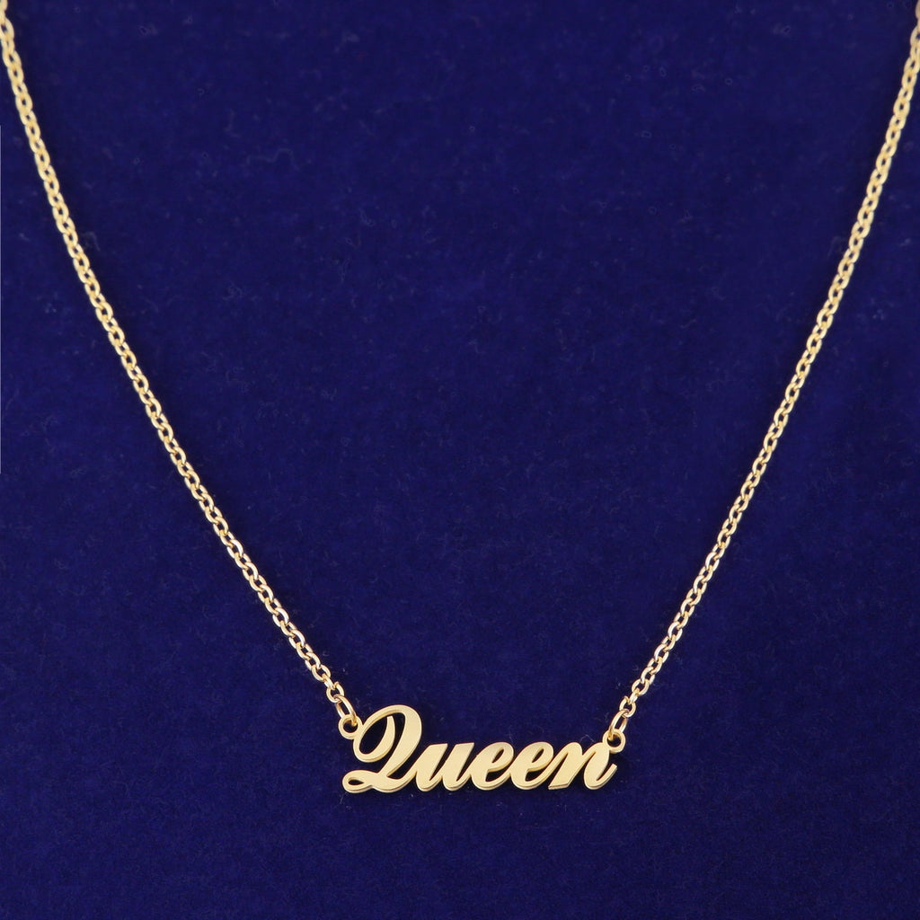 Custom Name Necklace With 3mm Cuban Chain