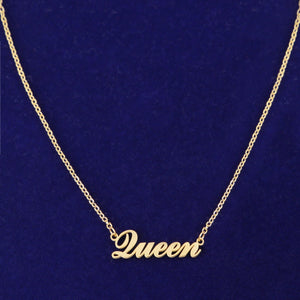 Custom Name Necklace With 3mm Cuban Chain