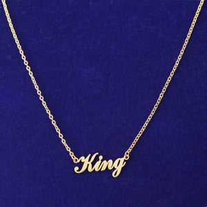 Custom Name Necklace With 3mm Cuban Chain