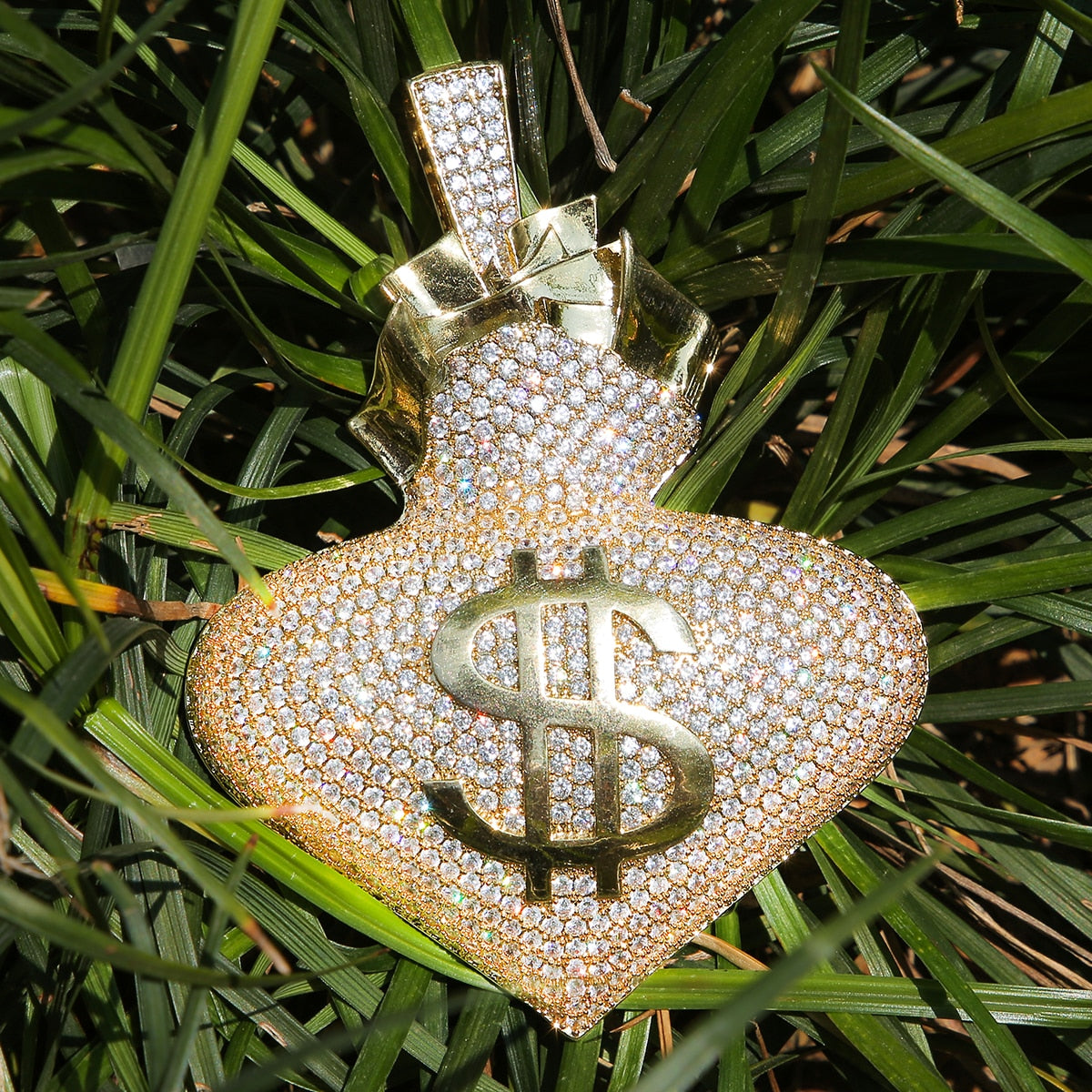 Heart Full Of Money Pendant 14mm Cuban Chain