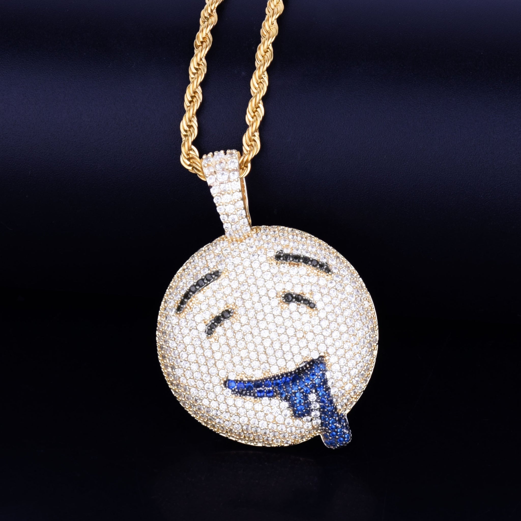 Dripping Drool Iced Out Pendant