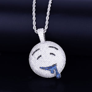 Dripping Drool Iced Out Pendant