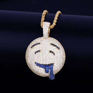 Dripping Drool Iced Out Pendant