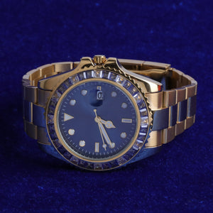 Gold Waterproof Stainless Steel Watch