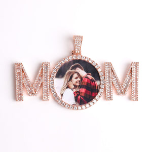 Custom Mom Photo Pendant